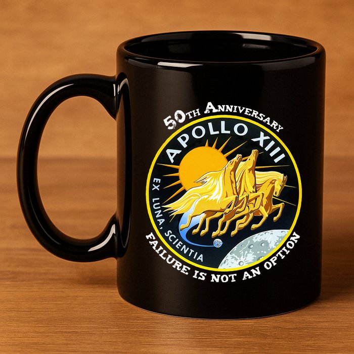 Apollo 13 Failure Is Not An Option 11oz C Handle Ceramic Mug