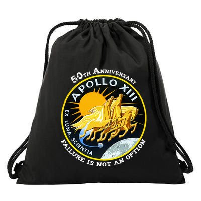 Apollo 13 Failure Is Not An Option Drawstring Bag