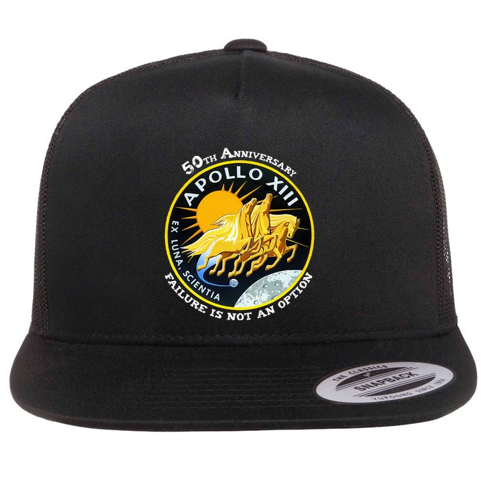 Apollo 13 Failure Is Not An Option Flatbill Hat