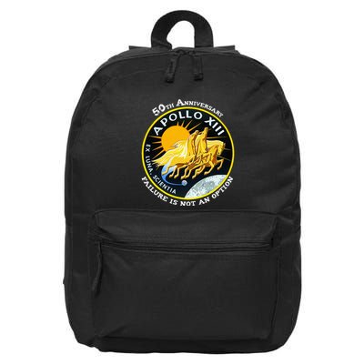 Apollo 13 Failure Is Not An Option 16 in Basic Backpack