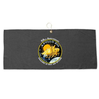 Apollo 13 Failure Is Not An Option Large Microfiber Waffle Golf Towel