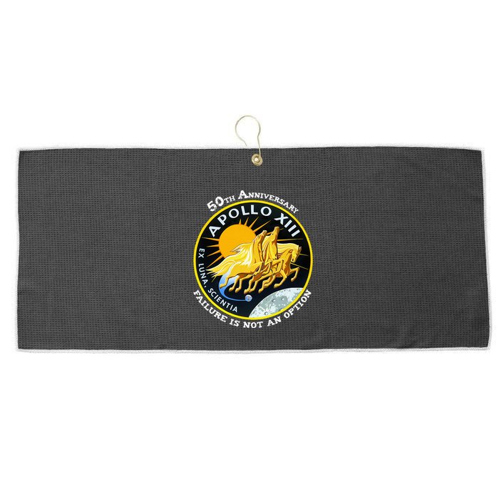 Apollo 13 Failure Is Not An Option Large Microfiber Waffle Golf Towel