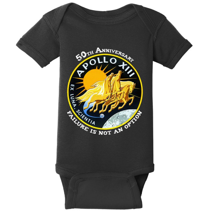 Apollo 13 Failure Is Not An Option Baby Bodysuit