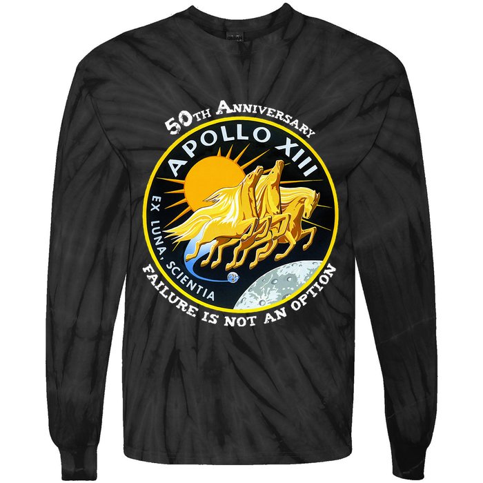 Apollo 13 Failure Is Not An Option Tie-Dye Long Sleeve Shirt