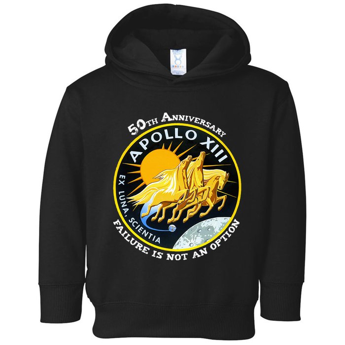 Apollo 13 Failure Is Not An Option Toddler Hoodie