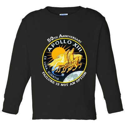 Apollo 13 Failure Is Not An Option Toddler Long Sleeve Shirt