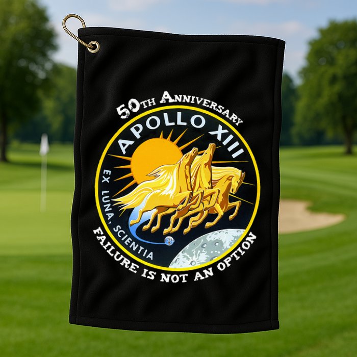 Apollo 13 Failure Is Not An Option Golf Towel