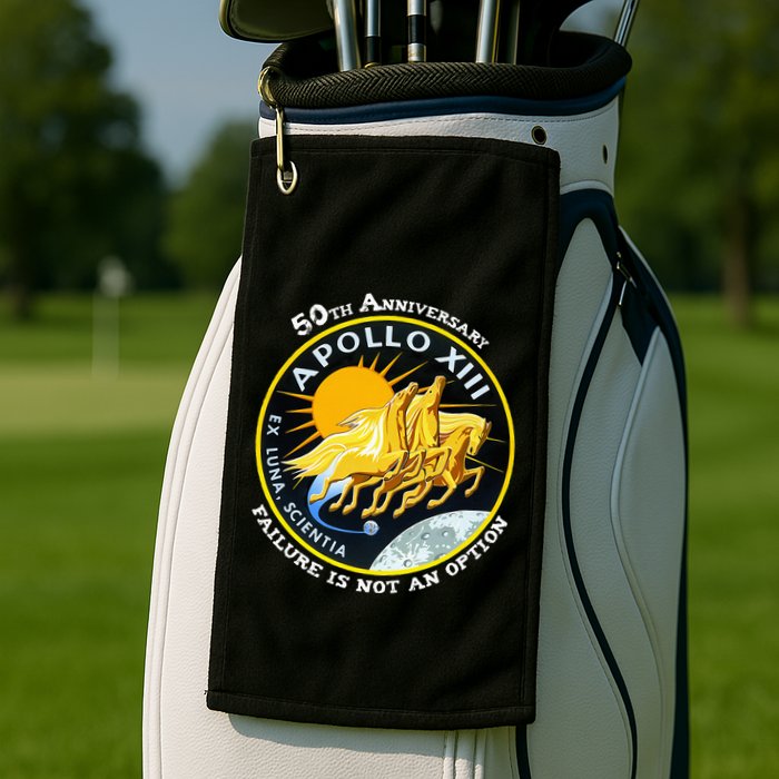 Apollo 13 Failure Is Not An Option Golf Towel