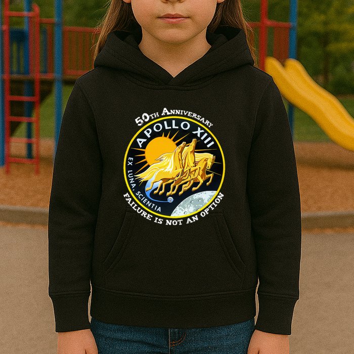 Apollo 13 Failure Is Not An Option Kids Hoodie