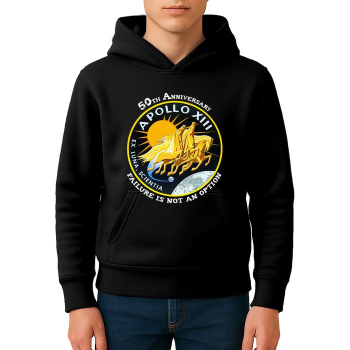 Apollo 13 Failure Is Not An Option Kids Hoodie