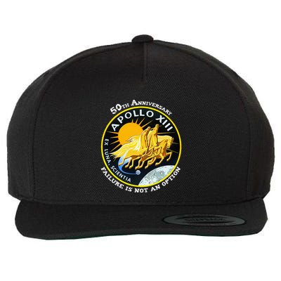 Apollo 13 Failure Is Not An Option Wool Snapback Cap