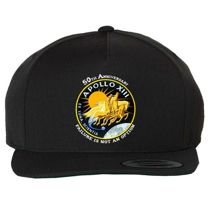 Apollo 13 Failure Is Not An Option Wool Snapback Cap
