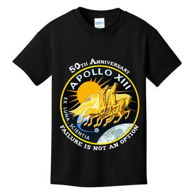 Apollo 13 Failure Is Not An Option Kids T-Shirt