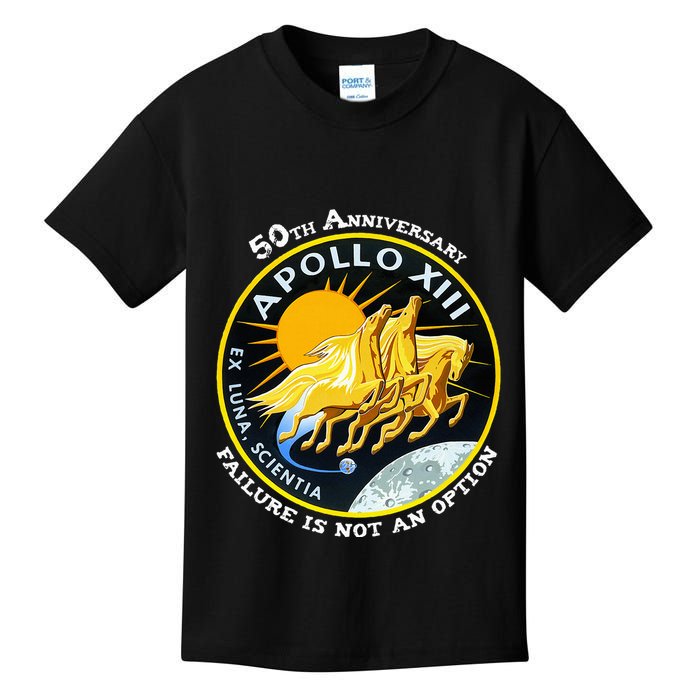 Apollo 13 Failure Is Not An Option Kids T-Shirt