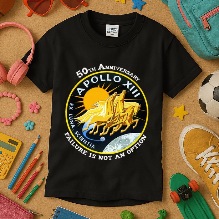 Apollo 13 Failure Is Not An Option Kids T-Shirt