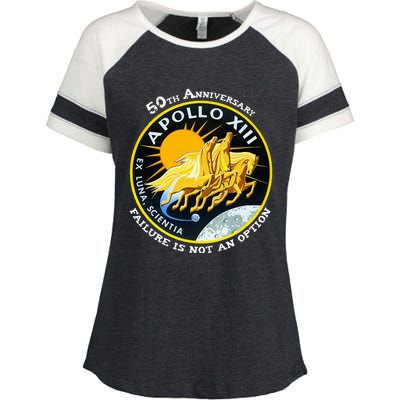 Apollo 13 Failure Is Not An Option Enza Ladies Jersey Colorblock Tee