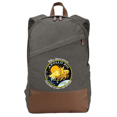 Apollo 13 Failure Is Not An Option Cotton Canvas Backpack