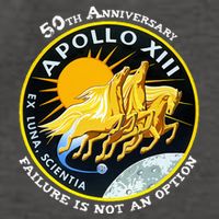 Apollo 13 Failure Is Not An Option Vector Backpack