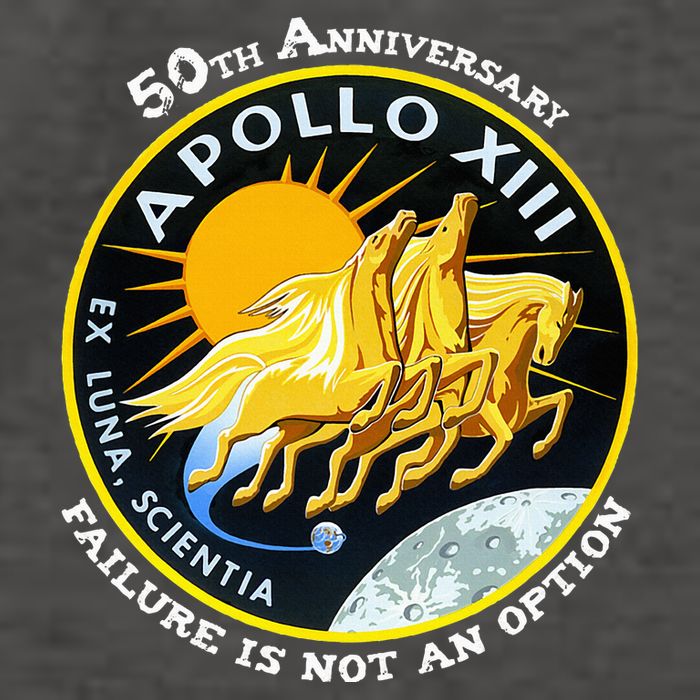 Apollo 13 Failure Is Not An Option Vector Backpack
