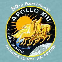 Apollo 13 Failure Is Not An Option Sueded Cloud Jersey T-Shirt