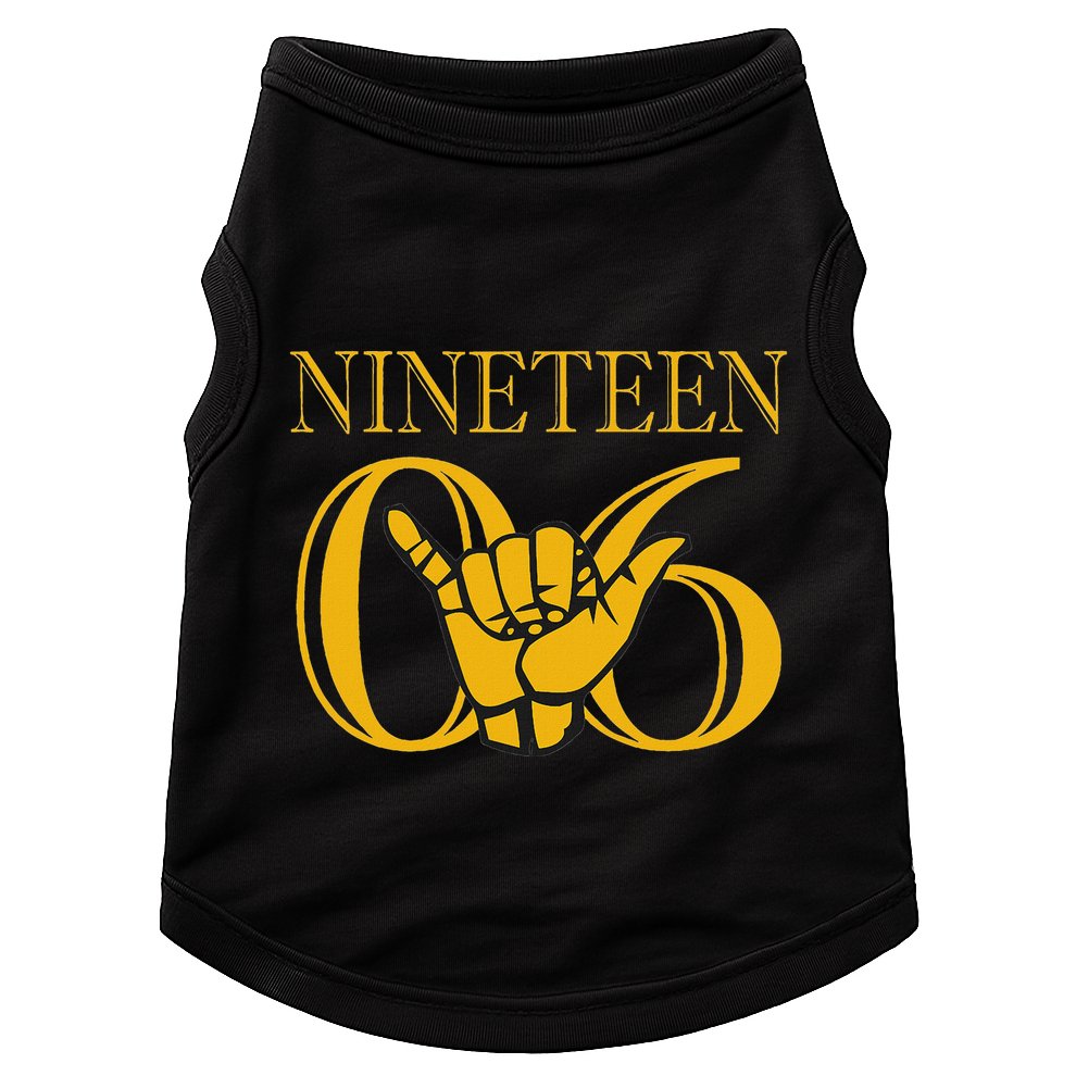 Alpha 1906 Gold Alpha Hand Sign Doggie Tank
