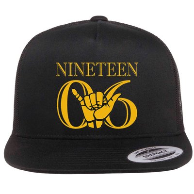 Alpha 1906 Gold Alpha Hand Sign Flatbill Hat