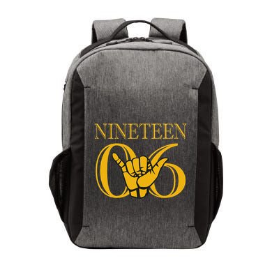 Alpha 1906 Gold Alpha Hand Sign Vector Backpack