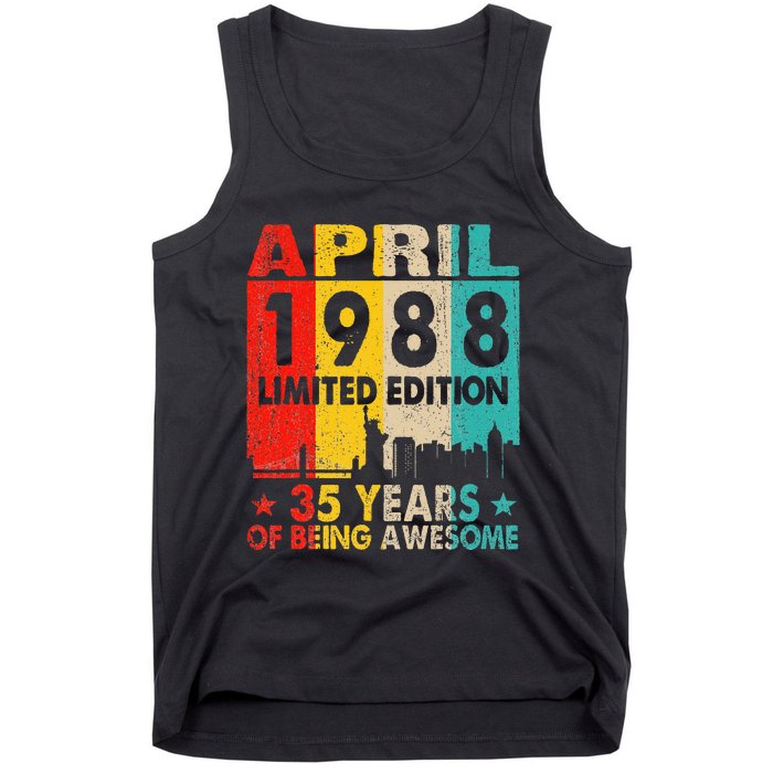 April 1988 Limited Edition 35 Years Of Being Awesome Tank Top