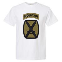 Army 10th Mountain Division Military Veteran Morale Garment-Dyed Heavyweight T-Shirt