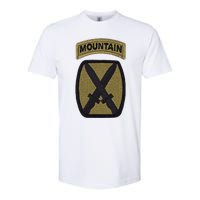 Army 10th Mountain Division Military Veteran Morale Softstyle CVC T-Shirt