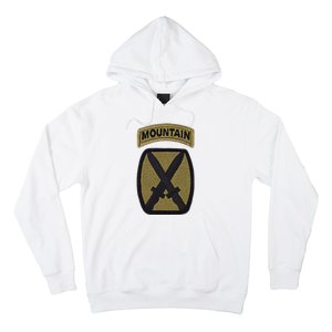 Army 10th Mountain Division Military Veteran Morale Hoodie