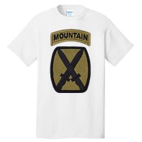 Army 10th Mountain Division Military Veteran Morale Tall T-Shirt