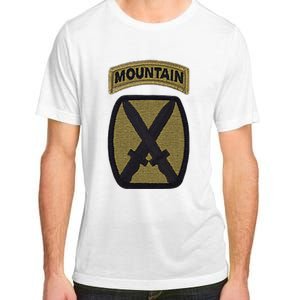 Army 10th Mountain Division Military Veteran Morale Adult ChromaSoft Performance T-Shirt