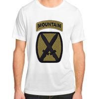 Army 10th Mountain Division Military Veteran Morale Adult ChromaSoft Performance T-Shirt