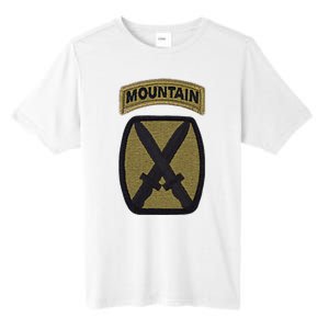 Army 10th Mountain Division Military Veteran Morale Tall Fusion ChromaSoft Performance T-Shirt