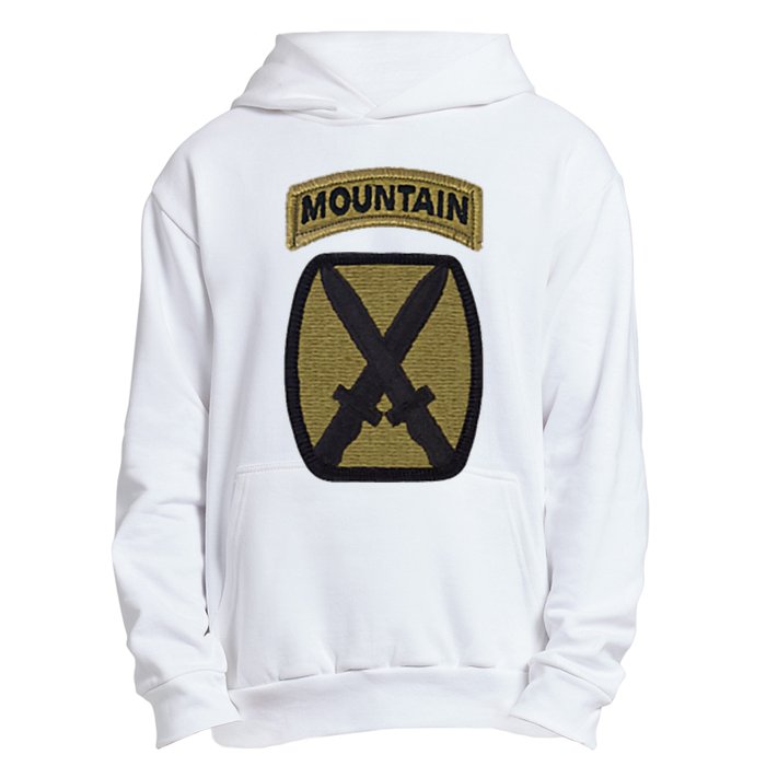 Army 10th Mountain Division Military Veteran Morale Urban Pullover Hoodie