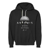 Artemis 1 N.Asa Launch Mission To The Moon And Beyond Garment-Dyed Fleece Hoodie
