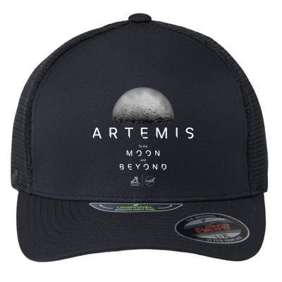 Artemis 1 N.Asa Launch Mission To The Moon And Beyond Flexfit Unipanel Trucker Cap
