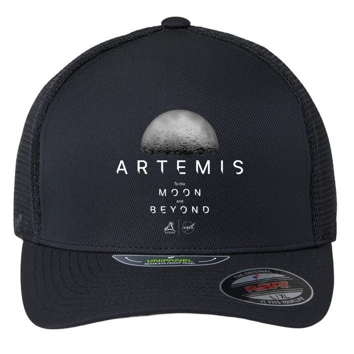 Artemis 1 N.Asa Launch Mission To The Moon And Beyond Flexfit Unipanel Trucker Cap