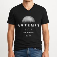 Artemis 1 N.Asa Launch Mission To The Moon And Beyond V-Neck T-Shirt