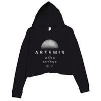Artemis 1 N.Asa Launch Mission To The Moon And Beyond Crop Fleece Hoodie