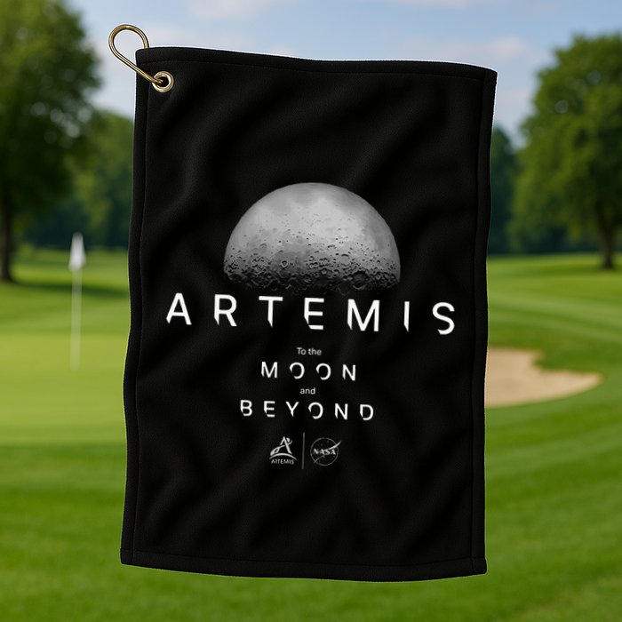 Artemis 1 N.Asa Launch Mission To The Moon And Beyond Golf Towel