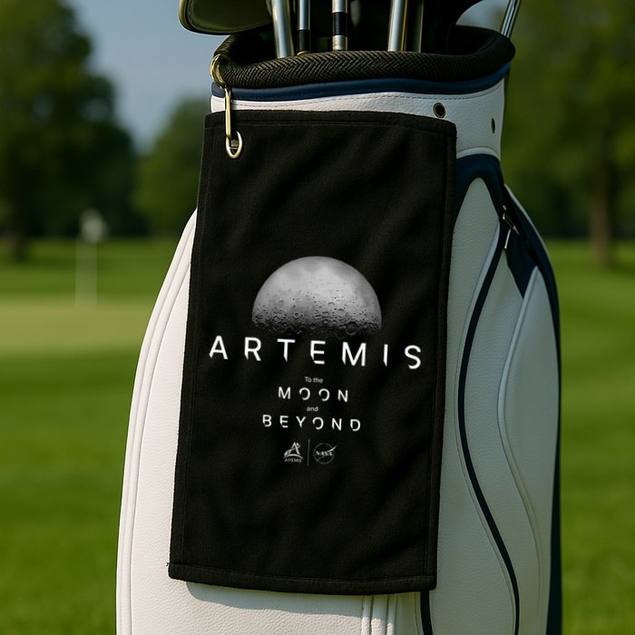Artemis 1 N.Asa Launch Mission To The Moon And Beyond Golf Towel