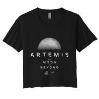 Artemis 1 N.Asa Launch Mission To The Moon And Beyond Crop Top
