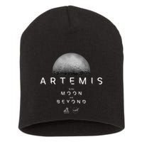 Artemis 1 N.Asa Launch Mission To The Moon And Beyond Short Acrylic Beanie