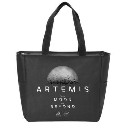 Artemis 1 N.Asa Launch Mission To The Moon And Beyond Zip Tote Bag
