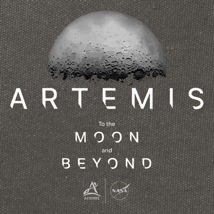 Artemis 1 N.Asa Launch Mission To The Moon And Beyond Cotton Canvas Backpack