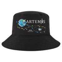 Artemis 1 Route Map SLS Rocket Launch Mission To The Moon Cool Comfort Performance Bucket Hat