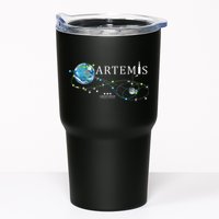 Artemis 1 Route Map SLS Rocket Launch Mission To The Moon Tumbler