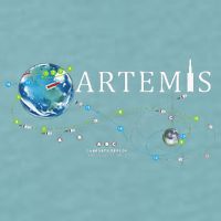 Artemis 1 Route Map SLS Rocket Launch Mission To The Moon Sueded Cloud Jersey T-Shirt